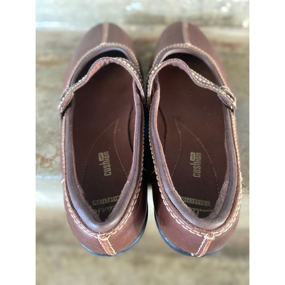 Clarks brown leather Haydn Maize slip on Mary Jane - Picture 7 of 10